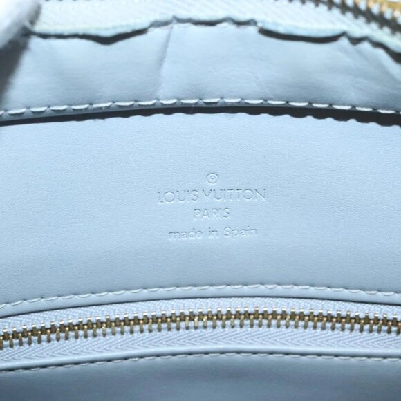 LOUIS VUITTON Monogram Vernis Houston Hand Bag Gris M91053 LV Auth ep9001 - Picture 10 of 16